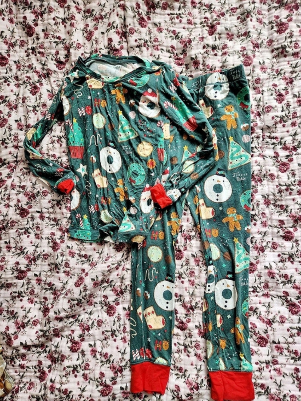 Angel Dear Christmas Pajama Set Size 6